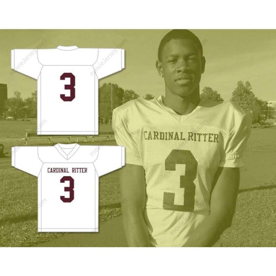 CUSTOM ANY Name Number JAMESON WILLIAMS 3 CARDINAL RITTER COLLEGE PREP HIGH SCHOOL LIONS Football Jersey Top Stitched S-6XL