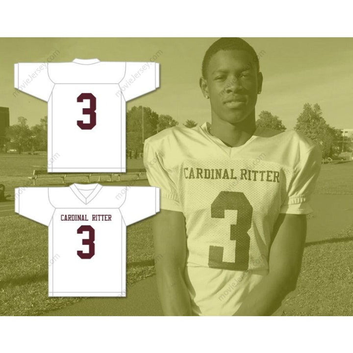 CUSTOM ANY Name Number JAMESON WILLIAMS 3 CARDINAL RITTER COLLEGE PREP HIGH SCHOOL LIONS Football Jersey Top Stitched S-6XL