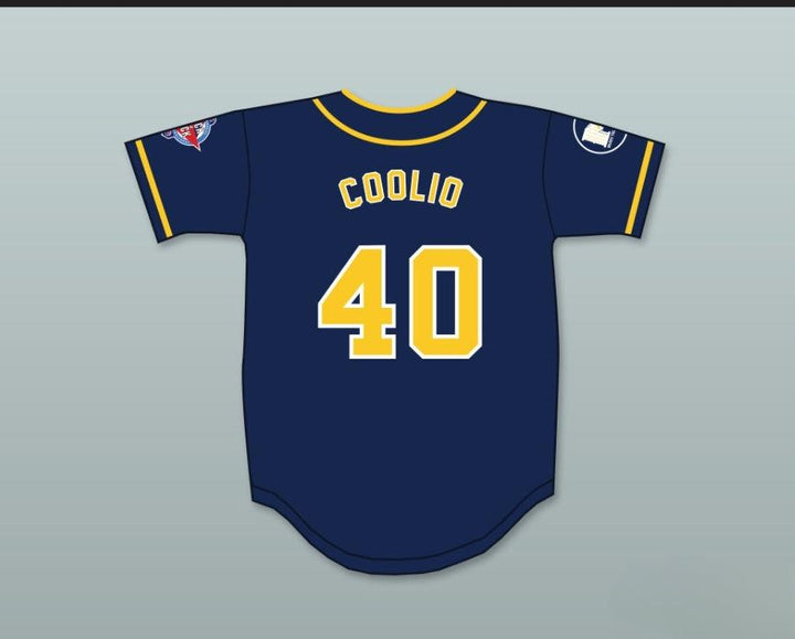 Custom Any Name Number COOLIO 40 AWAYBOYS BASEBALL JERSEY 6TH ANNUAL ROCK N' JOCK SOFTBALL CHALLENGE 1995 Top Stitched S-6XL