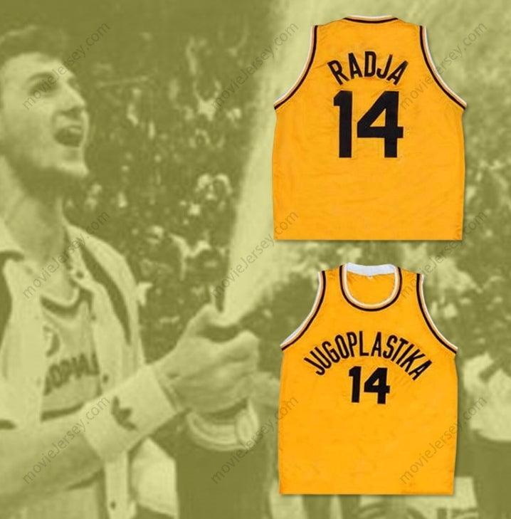 CUSTOM ANY Name Number DINO RADJA 14 JUGOPLASTIKA BASKETBALL JERSEY NEW Top Stitched S-6XL