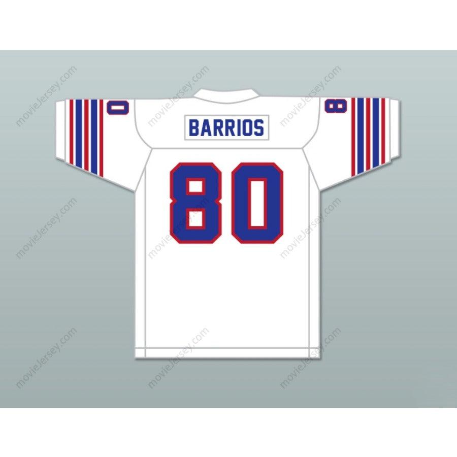 CUSTOM ANY Name Number 1974 WFL STEVE BARRIOS 80 BIRMINGHAM AMERICANS ROAD Football Jersey Top Stitched S-6XL
