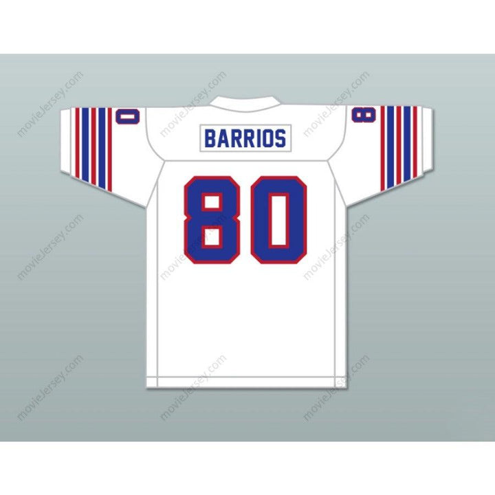 CUSTOM ANY Name Number 1974 WFL STEVE BARRIOS 80 BIRMINGHAM AMERICANS ROAD Football Jersey Top Stitched S-6XL