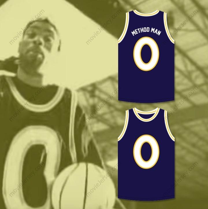 CUSTOM ANY Name Number METHOD MAN 0 MONSTARS DARK BLUE BASKETBALL JERSEY HIT EM HIGH Top Stitched S-6XL