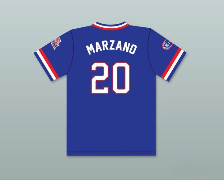 Custom Any Name Number JOHN MARZANO 20 1984 USA TEAM BLUE BASEBALL JERSEY Top Stitched S-6XL