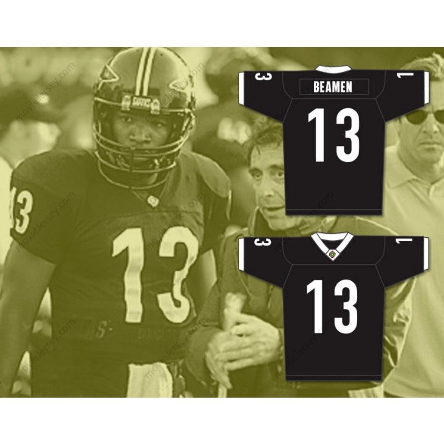 CUSTOM ANY Name Number WILLIE BEAMEN 13 MIAMI SHARKS FOOTBALL JERSEY WHITE TRIM ANY GIVEN SUNDAY Top Stitched S-6XL