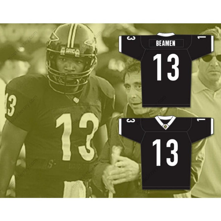 CUSTOM ANY Name Number WILLIE BEAMEN 13 MIAMI SHARKS FOOTBALL JERSEY WHITE TRIM ANY GIVEN SUNDAY Top Stitched S-6XL