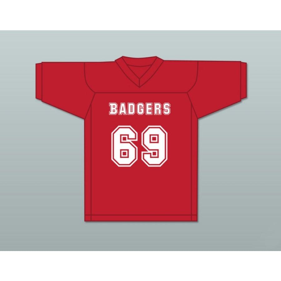 CUSTOM ANY Name Number SONNY D 69 PUTNAM BADGERS HIGH SCHOOL Football Jersey Top Stitched S-6XL