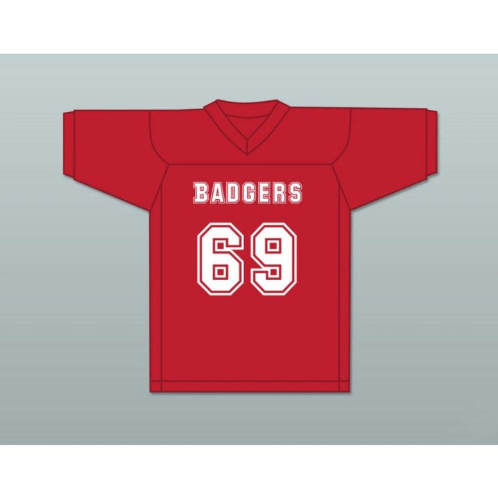 CUSTOM ANY Name Number SONNY D 69 PUTNAM BADGERS HIGH SCHOOL Football Jersey Top Stitched S-6XL