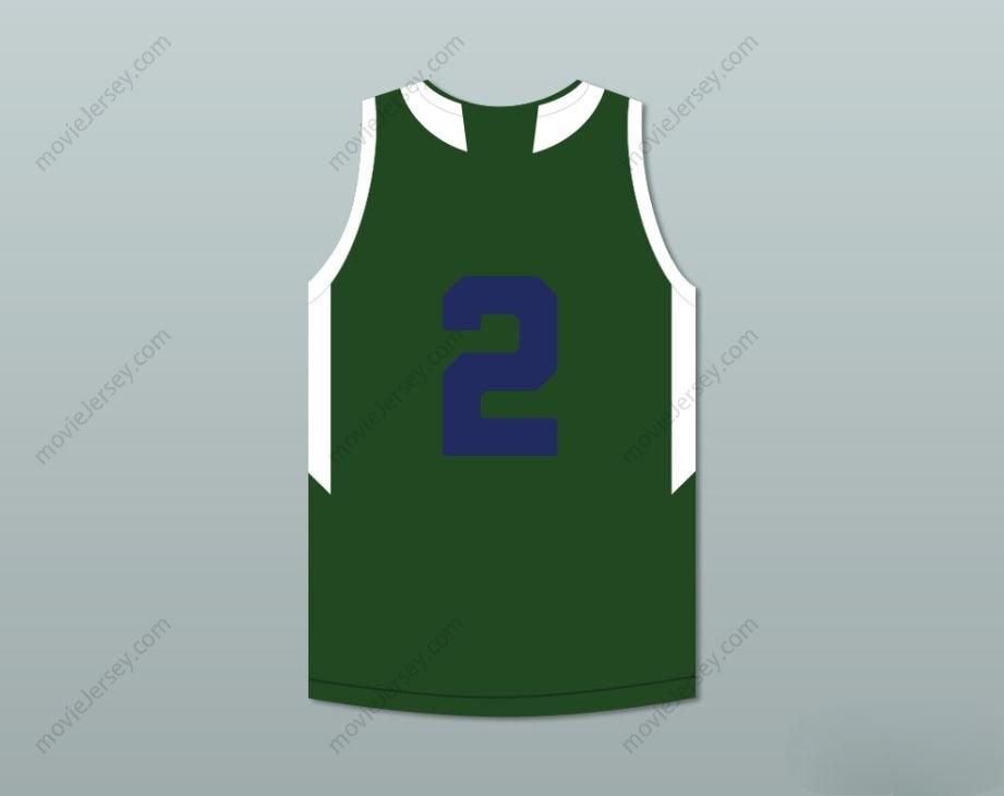 CUSTOM ANY Name Number LONZO BALL 2   HIGH SCHOOL HUSKIES GREEN BASKETBALL JERSEY Top Stitched S-6XL