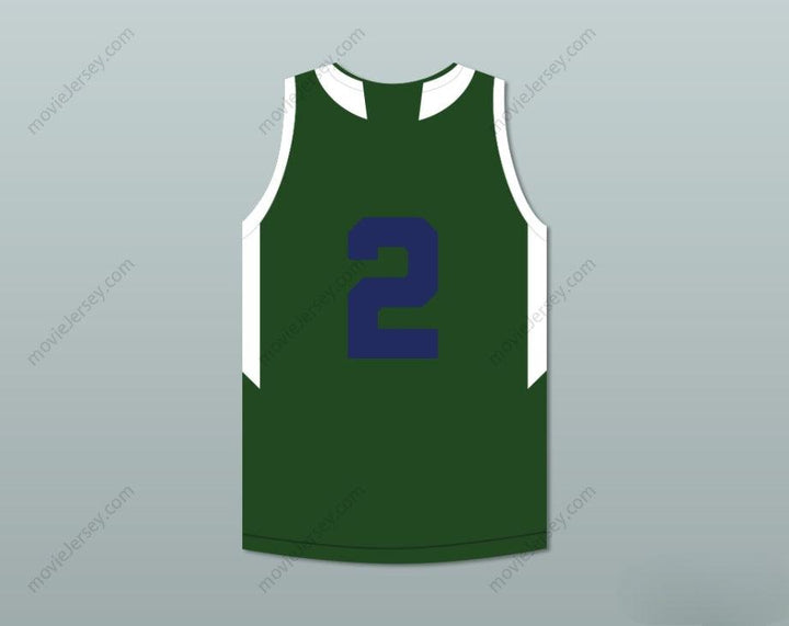 CUSTOM ANY Name Number LONZO BALL 2   HIGH SCHOOL HUSKIES GREEN BASKETBALL JERSEY Top Stitched S-6XL