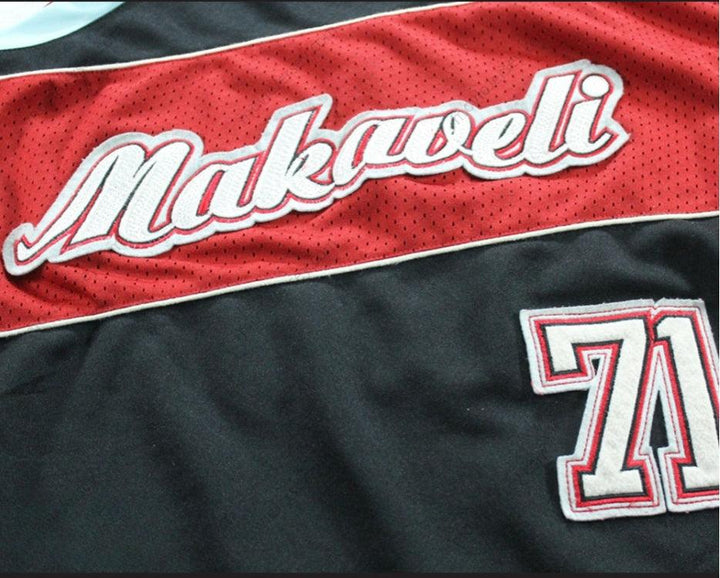 CUSTOM ANY Name Number TUPAC SHAKUR 71 MAKAVELI BASKETBALL JERSEY STITCH SEWN ANY PLAYER OR NUMBER Top Stitched S-6XL