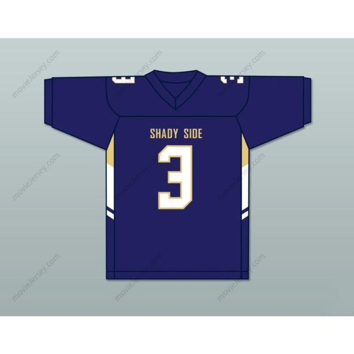 CUSTOM ANY Name Number SKYY MOORE 3 SHADY SIDE ACADEMY BULLDOGS Football Jersey Top Stitched S-6XL