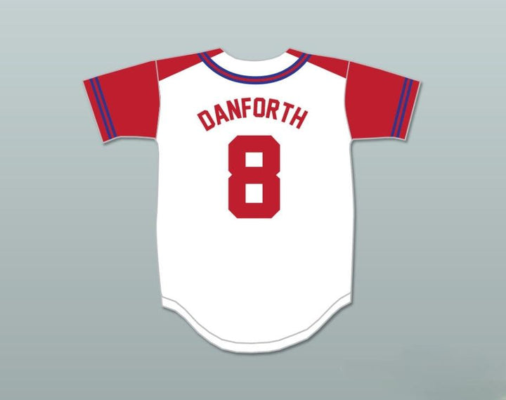 Custom Any Name Number CHAD DANFORTH 8 EAST HIGH SCHOOL WILDCATS BASEBALL JERSEY DESIGN 1 Top Stitched S-6XL