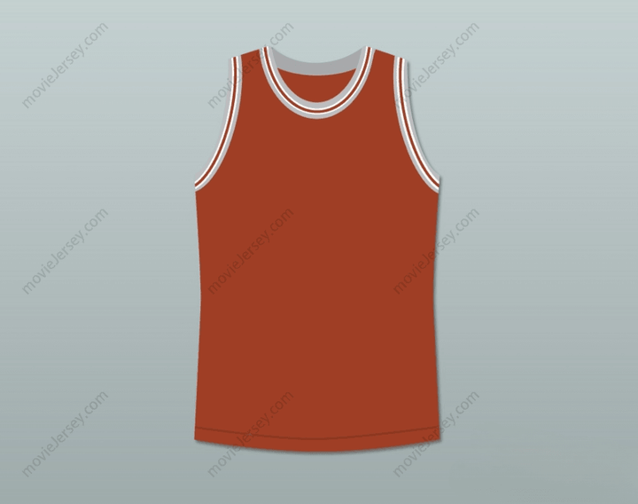 CUSTOM ANY Name Number PHILIP SEYMOUR HOFFMAN SANDY LYLE ALONG CAME POLLY DARK ORANGE BASKETBALL JERSEY Top Stitched S-6XL
