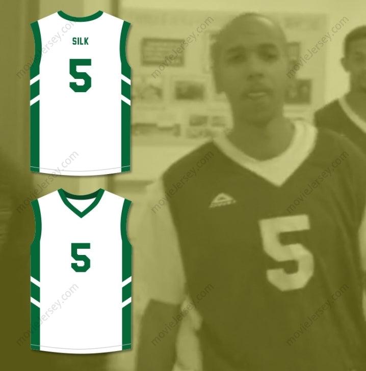 CUSTOM ANY Name Number ANDRE 'SILK' POOL 5 WHITE BASKETBALL JERSEY DENNIS RODMAN'S BIG BANG IN PYONGYANG Top Stitched S-6XL