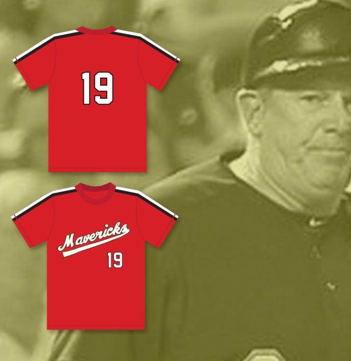 Custom Any Name Number JOE COX 19   BASEBALL JERSEY THE BATTERED BASTARDS OF BASEBALL Top Stitched S-6XL