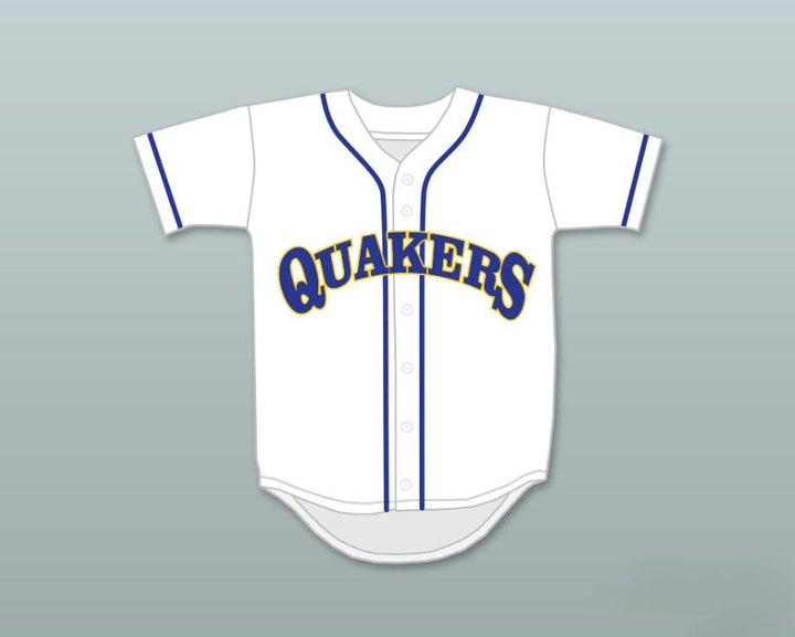 Custom Any Name Number BARRY GOLDBERG 12 WILLIAM PENN ACADEMY QUAKERS WHITE BASEBALL JERSEY Top Stitched S-6XL