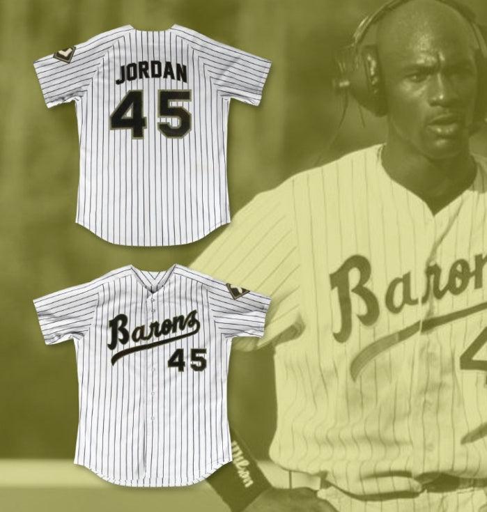 Custom Any Name Number MICHAEL  45 BIRMINGHAM BARONS PINSTRIPED BASEBALL JERSEY NEW Top Stitched S-6XL