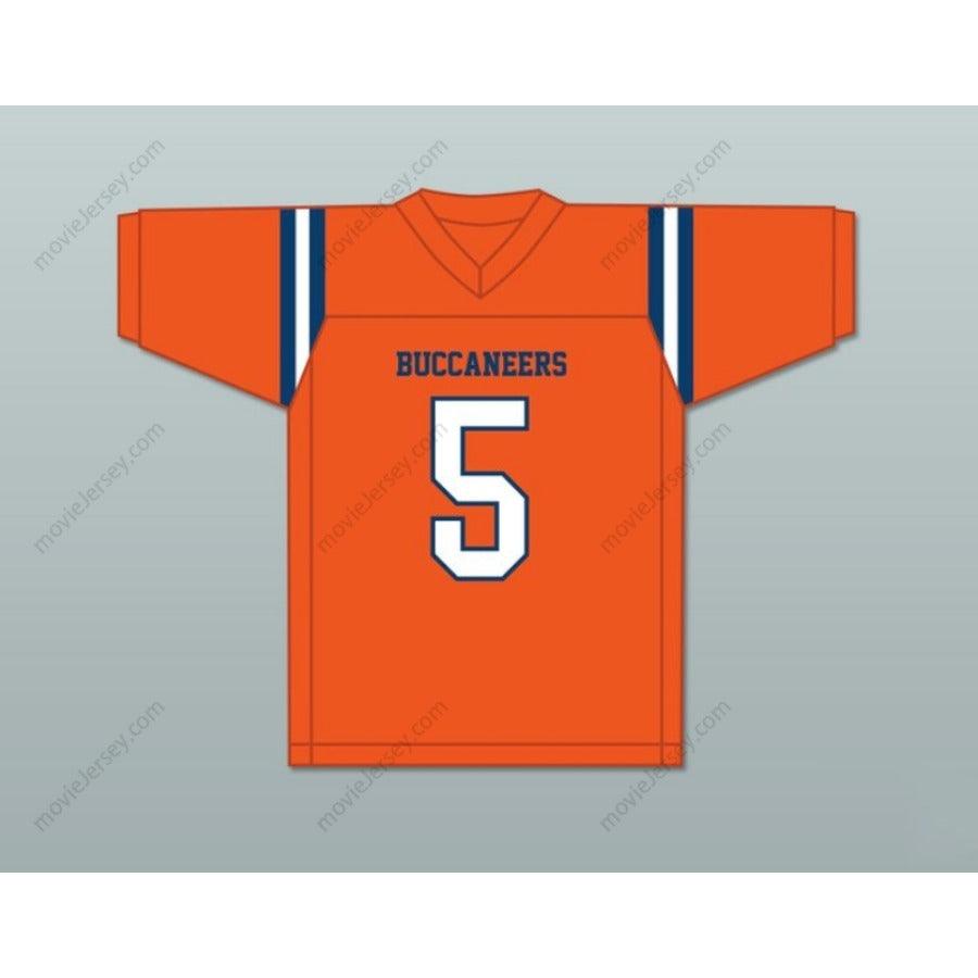 CUSTOM ANY Name Number KAIIR ELAM 5 THE BENJAMIN SCHOOL BUCCANEERS Football Jersey Top Stitched S-6XL