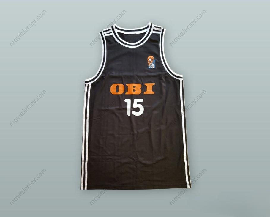 CUSTOM ANY Name Number DIRK NOWITZKI 15 GERMANY NATIONAL TEAM BLACK BASKETBALL JERSEY Top Stitched S-6XL