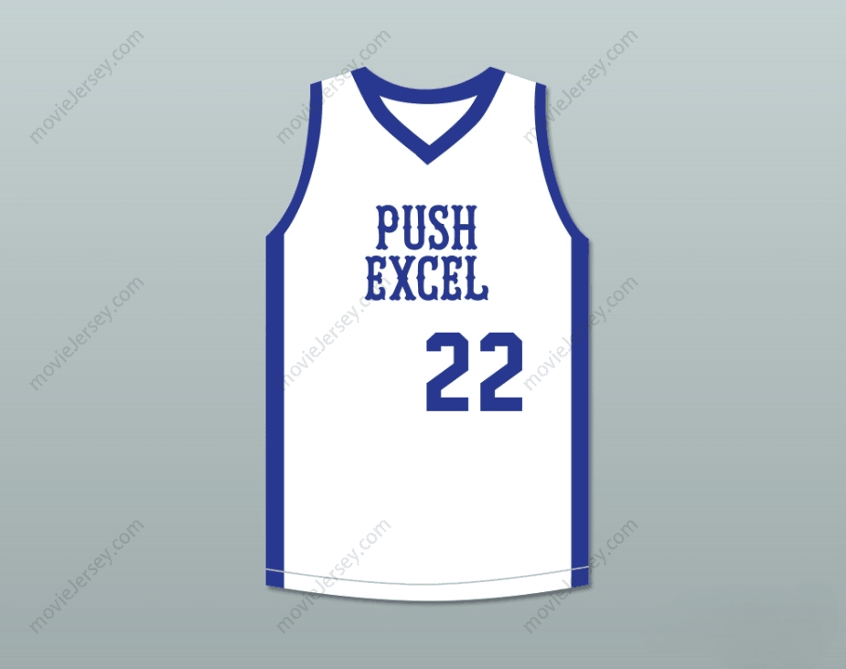 CUSTOM ANY Name Number KEVIN WILLIS 22 PUSH EXCEL PRO BASKETBALL CLASSIC WHITE BASKETBALL JERSEY 1985 CHARITY EVENT Top Stitched S-6XL