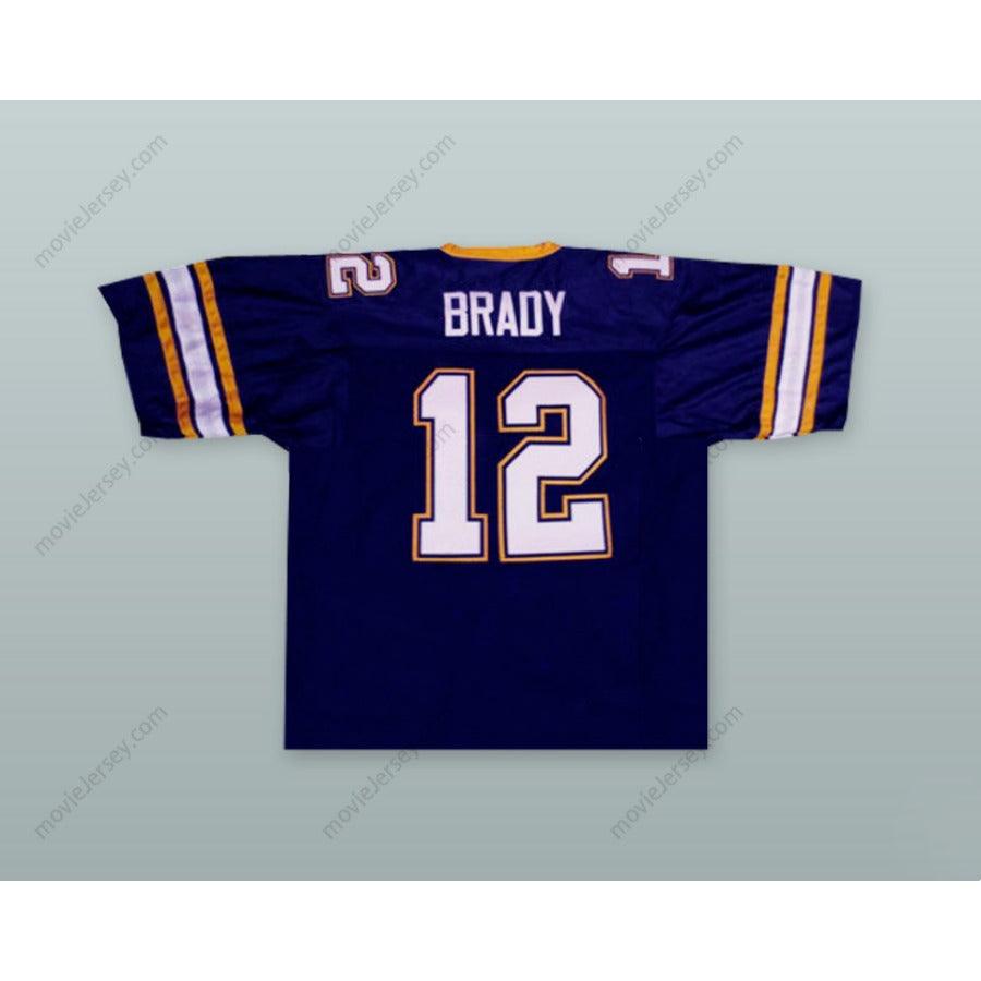 CUSTOM ANY Name Number TOM BRADY 12 JUNIPERO SERRA PADRES HIGH SCHOOL FOOTBALL JERSEY Top Stitched S-6XL