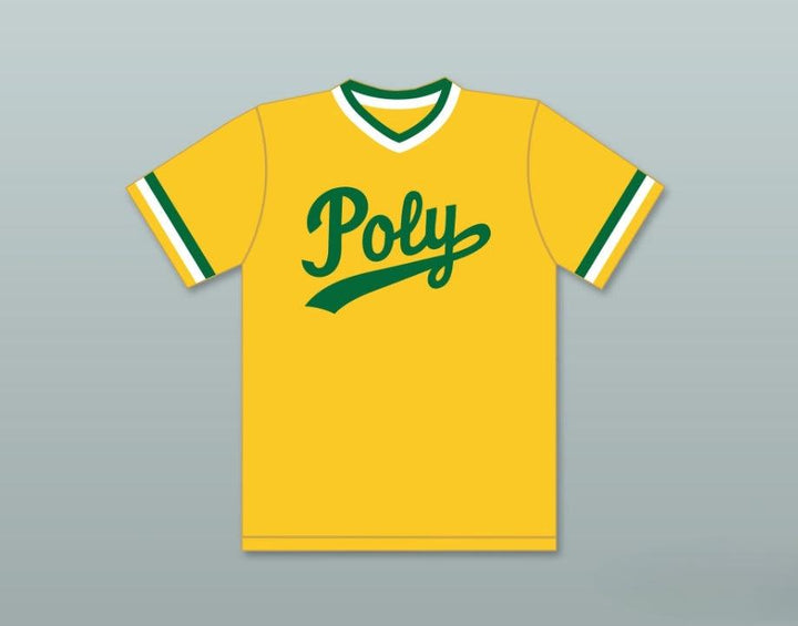 Custom Any Name Number TONY GWYNN 19   POLYTECHNIC HIGH SCHOOL JACKRABBITS YELLOW BASEBALL JERSEY 2 Top Stitched S-6XL