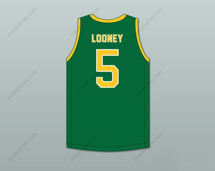 CUSTOM ANY Name Number KEVON LOONEY 5 ALEXANDER  HIGH SCHOOL WILDCATS GREEN BASKETBALL JERSEY 2 Top Stitched S-6XL