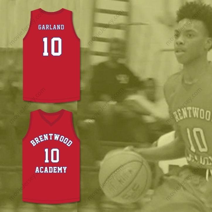 CUSTOM ANY Name Number DARIUS GARLAND 10  ACADEMY  RED BASKETBALL JERSEY 2 Top Stitched S-6XL