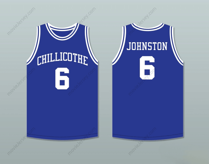 CUSTOM ANY Name Number NEIL JOHNSTON 6  HIGH SCHOOL CAVALIERS BLUE BASKETBALL JERSEY Top Stitched S-6XL