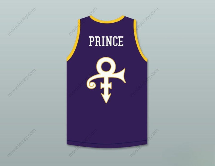 CUSTOM ANY Name Number PRINCE PURPLE BASKETBALL JERSEY Top Stitched S-6XL