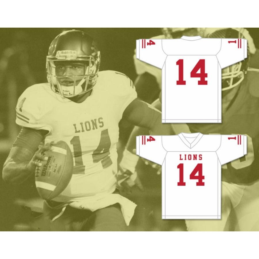 CUSTOM ANY Name Number DE'ANDRE JOHNSON 14 EMCC LIONS Football Jersey Top Stitched S-6XL
