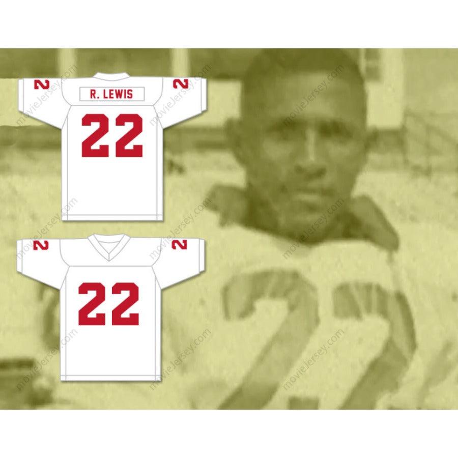 CUSTOM ANY Name Number RAY LEWIS 22 KATHLEEN HIGH SCHOOL RED DEVILS WHITE FOOTBALL JERSEY Top Stitched S-6XL