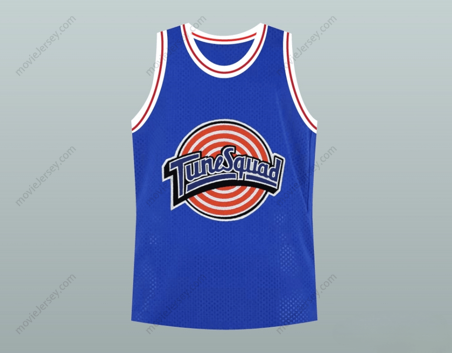 CUSTOM ANY Name Number BILL MURRAY SPACE JAM BLUE TUNE SQUAD BASKETBALL JERSEY Top Stitched S-6XL