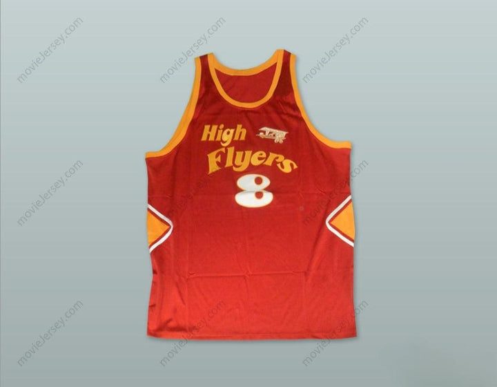 CUSTOM ANY Name Number 1978 HIGH FLYERS 8 RED BASKETBALL JERSEY Top Stitched S-6XL