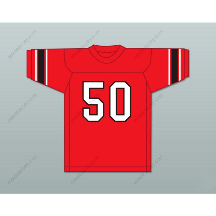 CUSTOM ANY Name Number JIM OTTO 50 WAUSAU EAST HIGH SCHOOL LUMBERJACKS Football Jersey Top Stitched S-6XL