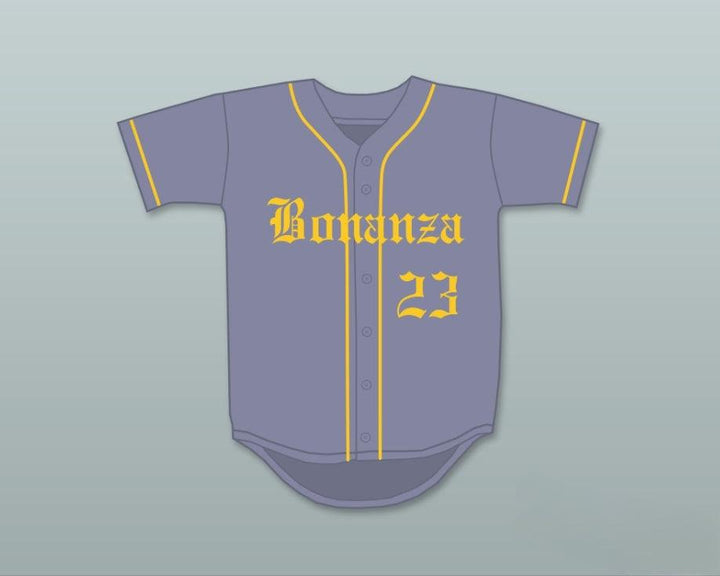 Custom Any Name Number KRIS BRYANT 23 BONANZA HIGH SCHOOL   GRAY BASEBALL JERSEY 2 Top Stitched S-6XL