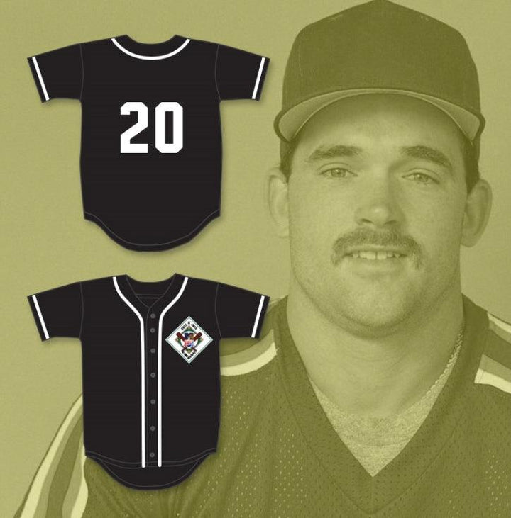 Custom Any Name Number HOWARD JOHNSON 20 AARDVARKS BASEBALL JERSEY 1ST ANNUAL ROCK N' JOCK DIAMOND DERBY 1990 Top Stitched S-6XL
