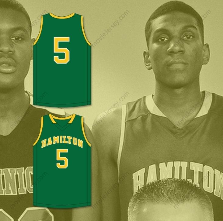CUSTOM ANY Name Number KEVON LOONEY 5 ALEXANDER  HIGH SCHOOL WILDCATS GREEN BASKETBALL JERSEY 1 Top Stitched S-6XL