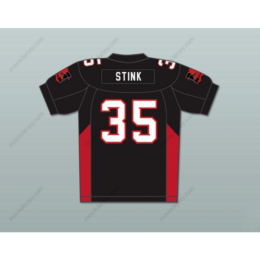 CUSTOM ANY Name Number 35 STINK MEAN MACHINE CONVICTS Football Jersey Top Stitched S-6XL