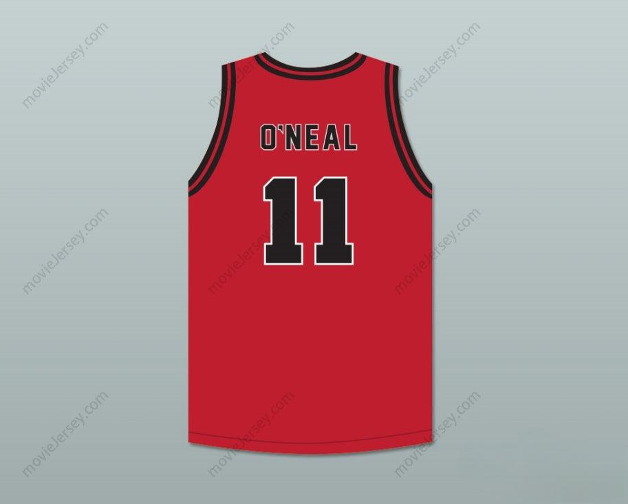 CUSTOM ANY Name Number SHAREEF O'NEAL 11 CROSSROADS SCHOOL ROADRUNNERS RED BASKETBALL JERSEY 2 Top Stitched S-6XL