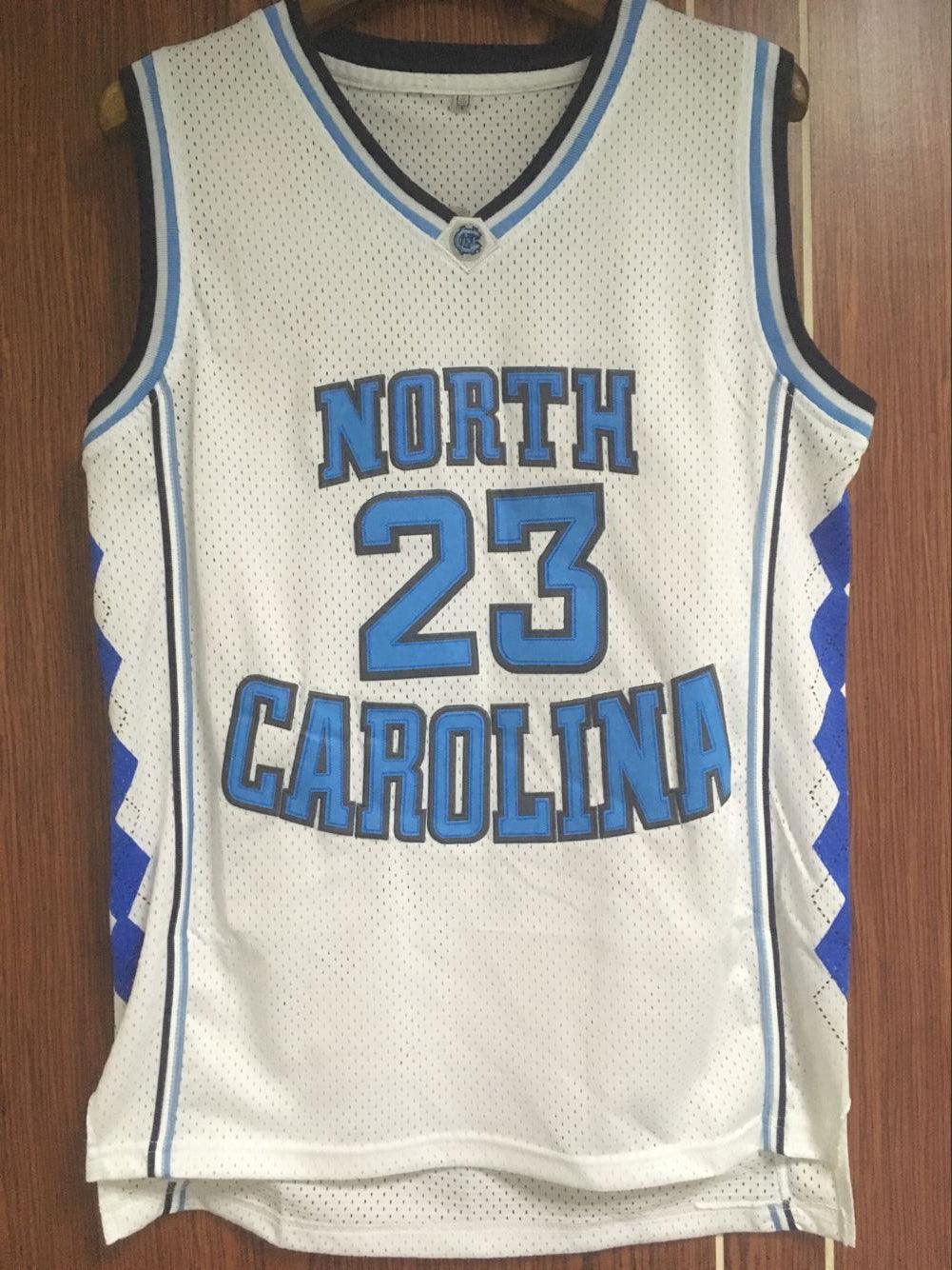 Throwback North Carolina #23 Jordan Basketball Jersey Adult /Youth Kids Size Top Stitched S-3XL