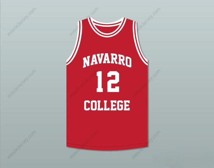 CUSTOM ANY Name Number RAPPER CAMERON GILES 'DIPSET' 12 NAVARRO  RED BASKETBALL JERSEY Top Stitched S-6XL