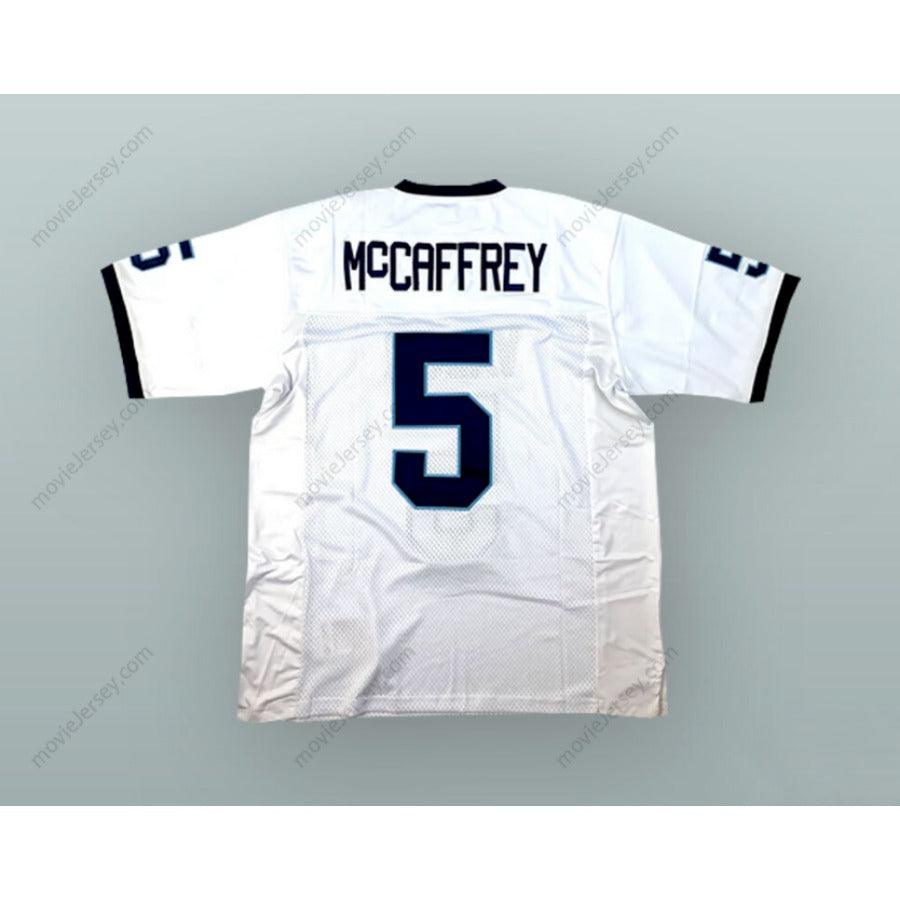 CUSTOM ANY Name Number CHRISTIAN MCCAFFREY 5 VALOR CHRISTIAN HIGH SCHOOL  WHITE FOOTBALL JERSEY Top Stitched S-6XL
