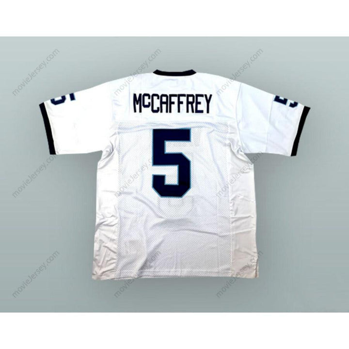 CUSTOM ANY Name Number CHRISTIAN MCCAFFREY 5 VALOR CHRISTIAN HIGH SCHOOL  WHITE FOOTBALL JERSEY Top Stitched S-6XL