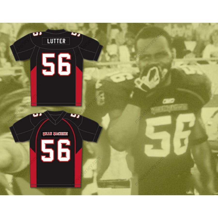 CUSTOM ANY Name Number 56 LUTTER MEAN MACHINE CONVICTS FOOTBALL JERSEY INCLUDES PATCHES Top Stitched S-6XL