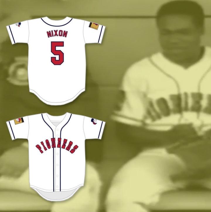 Custom Any Name Number ARNOLD NIXON 5 PIONEERS HOME BASEBALL JERSEY HARDBALL SITCOM Top Stitched S-6XL