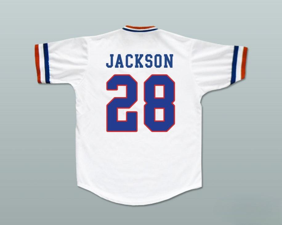 Custom Any Name Number BO JACKSON 28 BASEBALL JERSEY STITCH SEWN NEW Top Stitched S-6XL