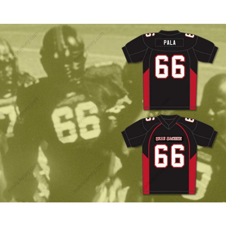 CUSTOM ANY Name Number 66 PALA MEAN MACHINE CONVICTS FOOTBALL JERSEY INCLUDES PATCHES Top Stitched S-6XL