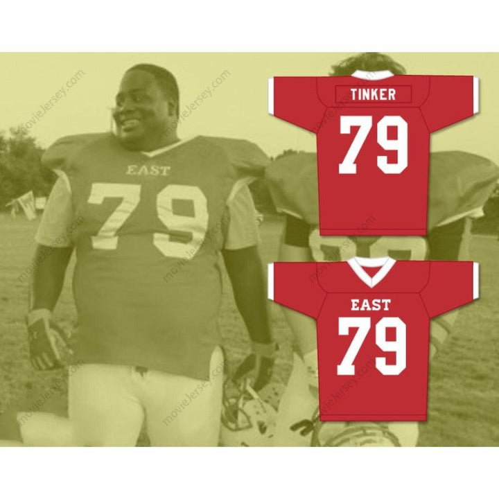 CUSTOM ANY Name Number DALLAS TINKER 79 EAST DILLON LIONS FOOTBALL JERSEY FRIDAY NIGHT LIGHTS Top Stitched S-6XL